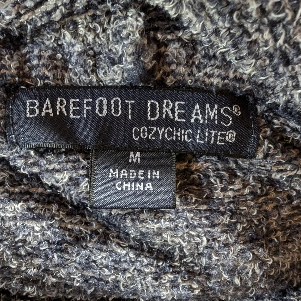 Barefoot Dreams Cozy Gray Hoodie Sweater - Picture 15 of 16